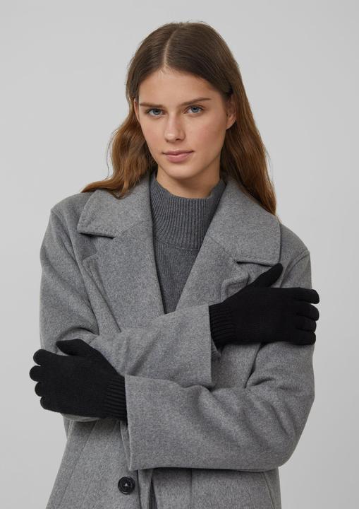 Produktbild s.Oliver Handschuhe Strick-Handschuhe mit Rippbünchen (One Size)