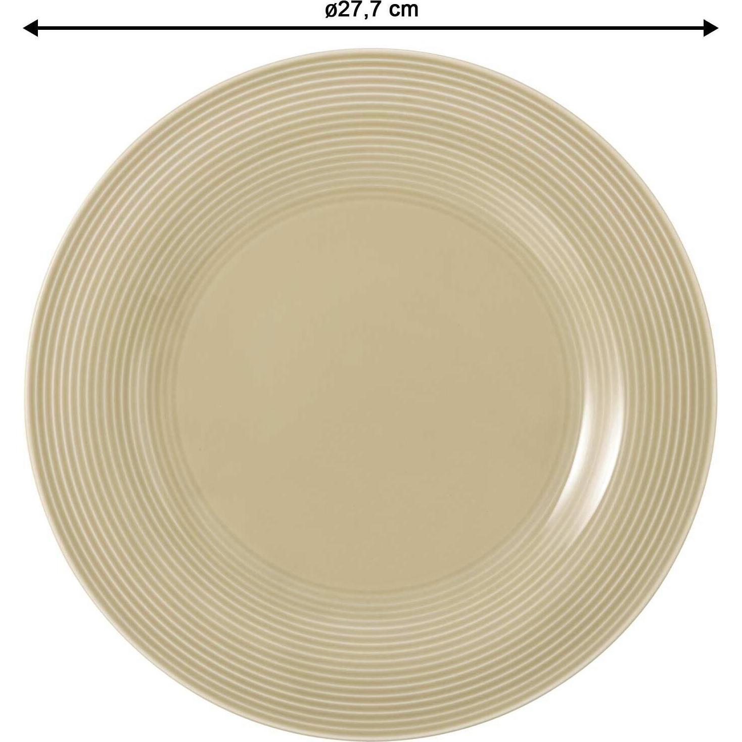 Seltmann Beat Color Glaze Speiseteller, Teller, Beige