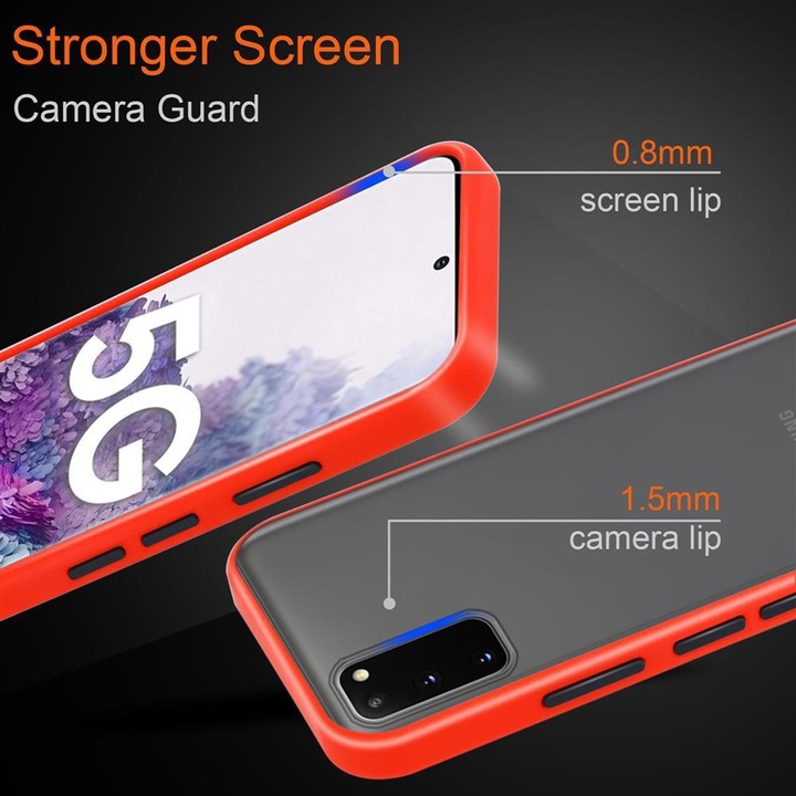 Produktbild Cadorabo Hybrid Matt Cover (Samsung Galaxy S20+)