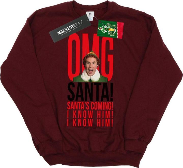 Produktbild Elf OMG Santa I Know Him Sweatshirt Mädchen (140, 146)