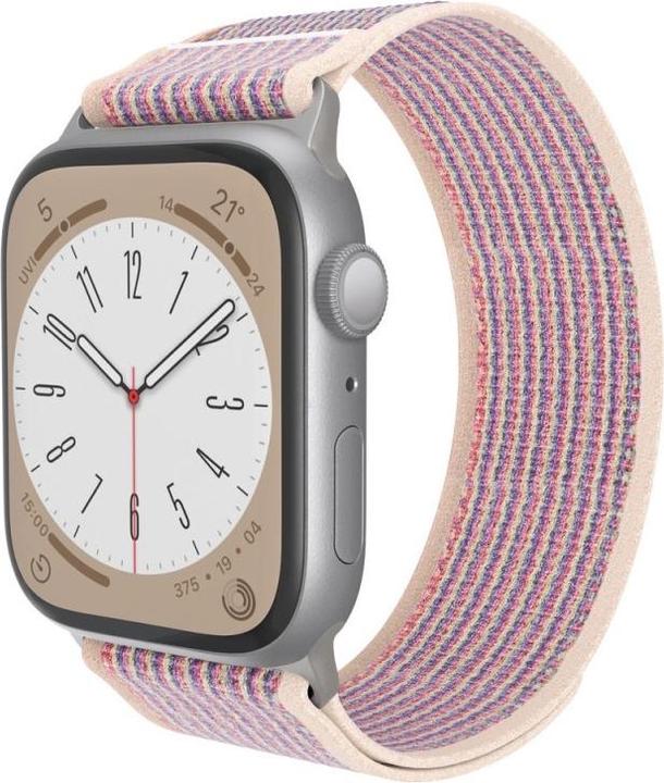 Produktbild JCPAL FlexLoop for Apple Watch 1st-10th gen, Ultra, SE 1st-2nd (42/44/45/49mm) - Pink (Ultra-schwere Nylon)