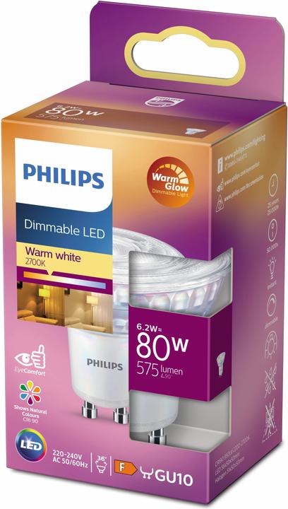 Productafbeelding Philips Spot (GU10, 575 lm, 1 x)