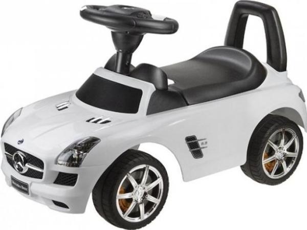 Produktbild Lean Toys Mercedes-Benz White wird von Füssen angetrieben