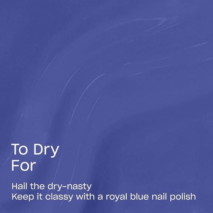 Image du produit OPI Vernis à ongles séchage rapide bleu royal résistant aux traces (To Dry For - bleu royal, Vernis couleur)