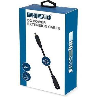 Thumbnail - HQ Power Verlängerungskabel Mit Dc-Stecker/-Buchse - 2 m - Schwarz, PC Netzteil, Schwarz