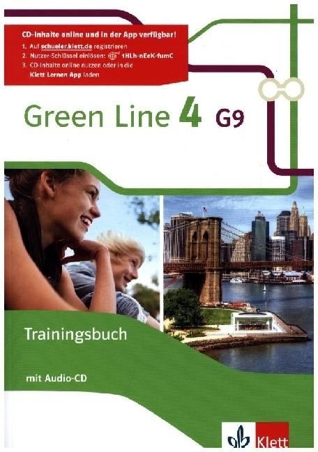 Produktbild Green Line 4 G9. Trainingsbuch mit Audio-CD (Deutsch, Elise/Daymond, Elizabeth/Wood, Jennifer, Köhler-Davidson, 2018)