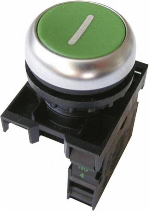 Produktbild Eaton Complete Push button Green "I" 1N/O