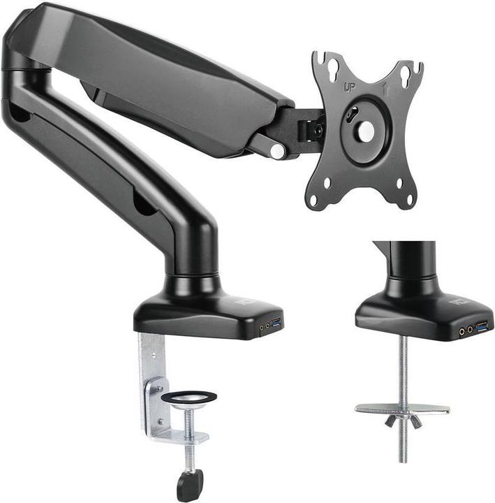 Produktbild ACT Monitor desk mount, 1 screen up to 32", gas spring (Tisch, 32")