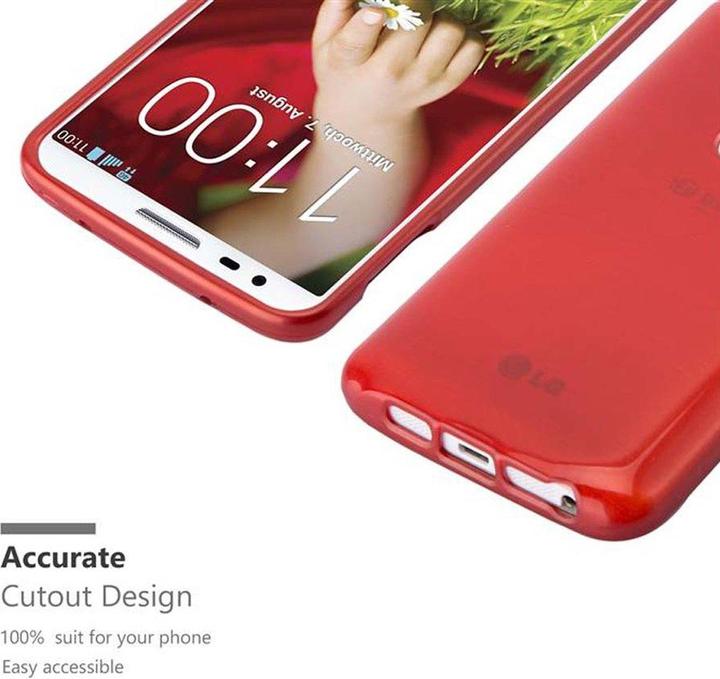 Actual product image Cadorabo TPU Brushed Cover (LG G2)