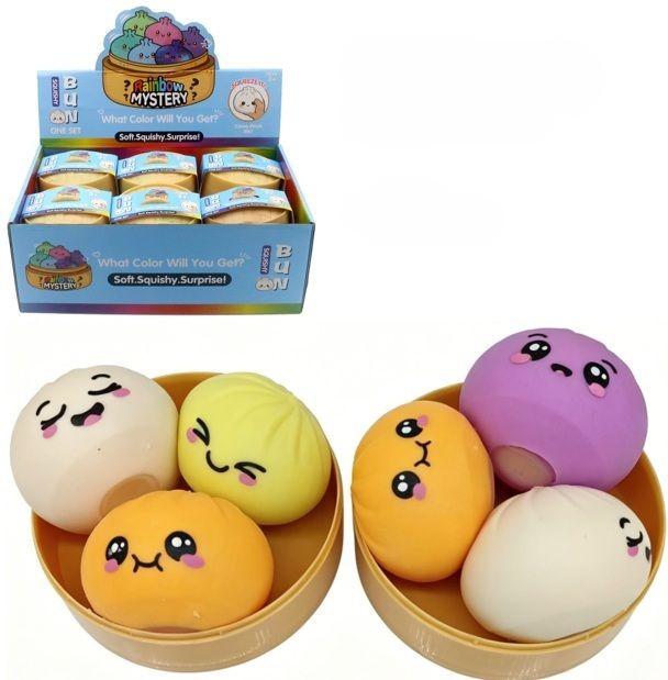 Squishy Dumpling Trio Box 5.5 cm – 3 Squishys, 1 Box assortiert