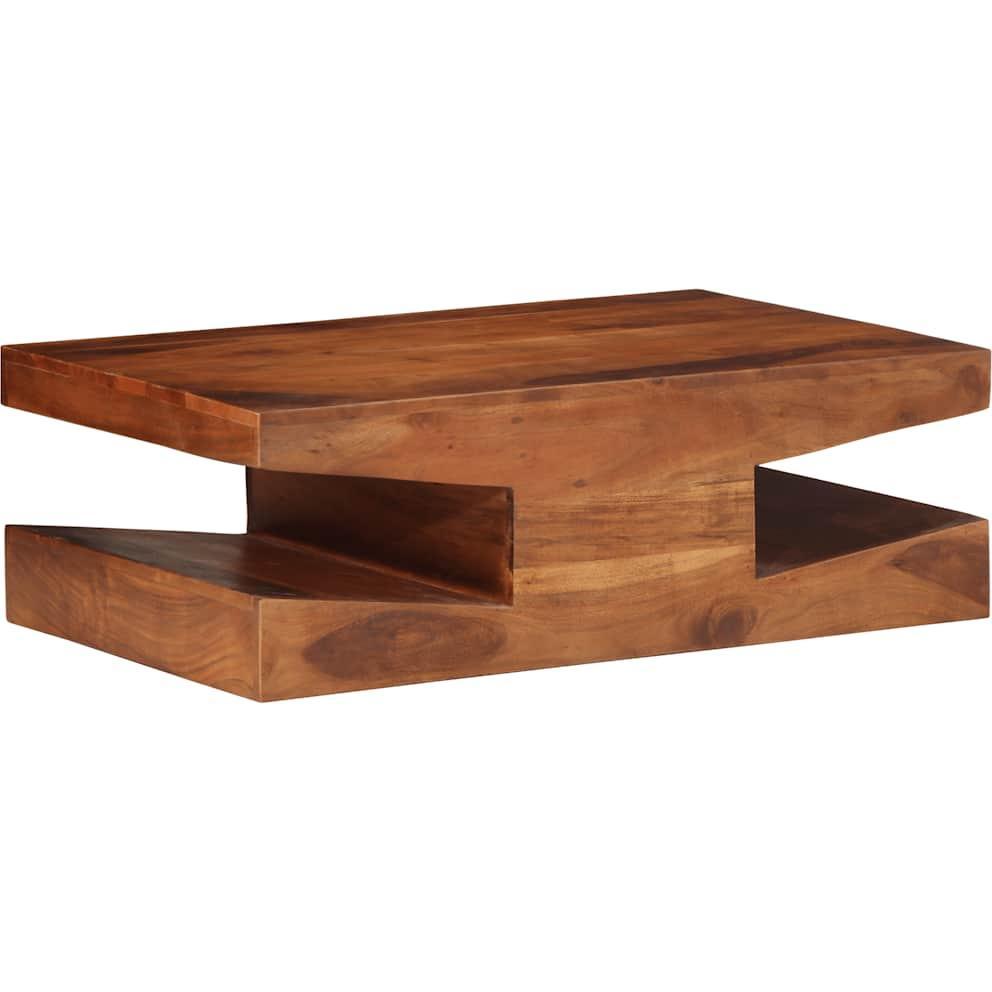 VidaXL, Couchtisch + Beistelltisch, Couchtisch 90x60x30 cm Massivholz Akazie (90 x 60 x 30 cm)