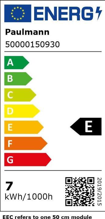 Energie-Label Paulmann Pro Strip Gold P150 (Warmweiss, 500 cm, Indoor)