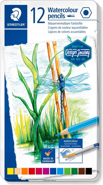 Immagine prodotto Staedtler Viaggio nel disegno a matita acquerello (Multicolore, 12 x)