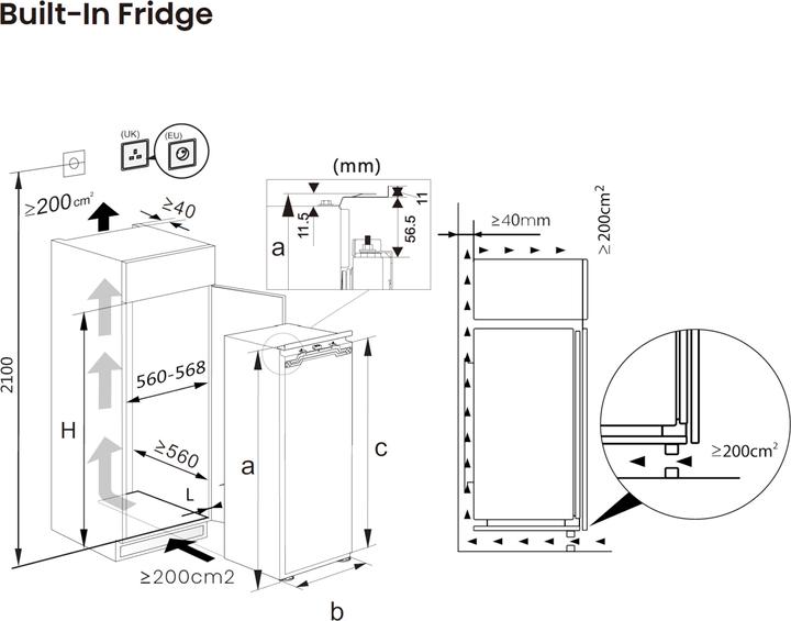 Produktbild Hisense RL3B303SAWE (300 l)