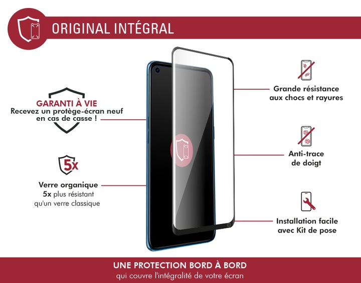 Image du produit Bigben Connected Protection d'écran en verre (1 pièce(s), Oppo A53s)