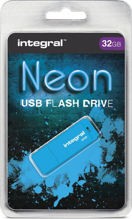 Image du produit Clé USB Neon 32GB bl (32 Go, USB-A)