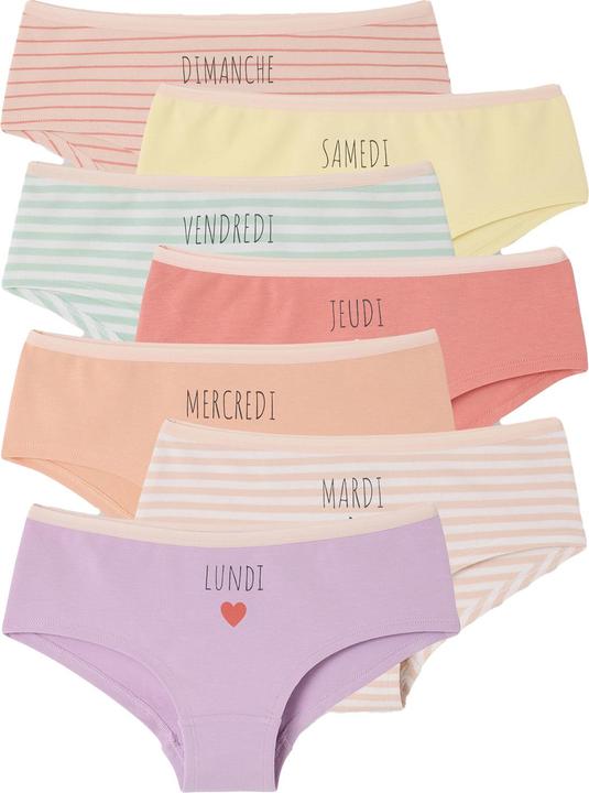 Vertbaudet Girls shorties (86, pack of 7)
