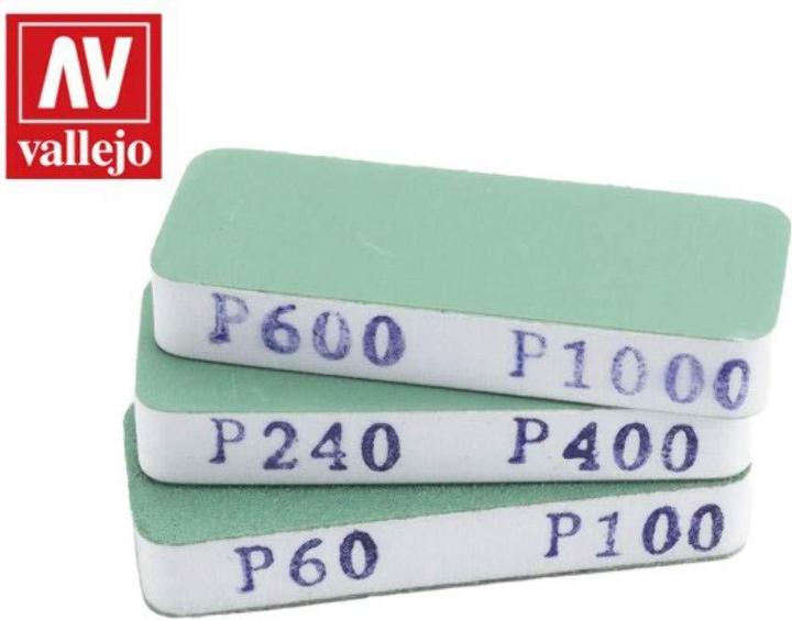 Produktbild Vallejo FlexiSander Dual Grit x3 (80x30x12mm) (T04004)