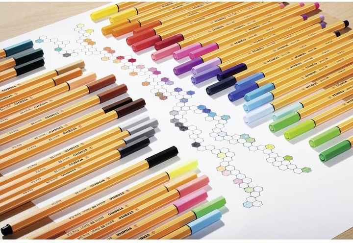 Produktbild STABILO point 88 Fineliner (Mehrfarbig, 20 x)