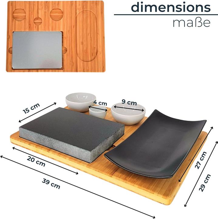 Produktbild Cawi Hot Stone Grill mit Servierplatte