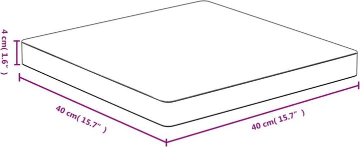 Immagine prodotto VidaXL Douglas (40 x 40 x 4 cm)
