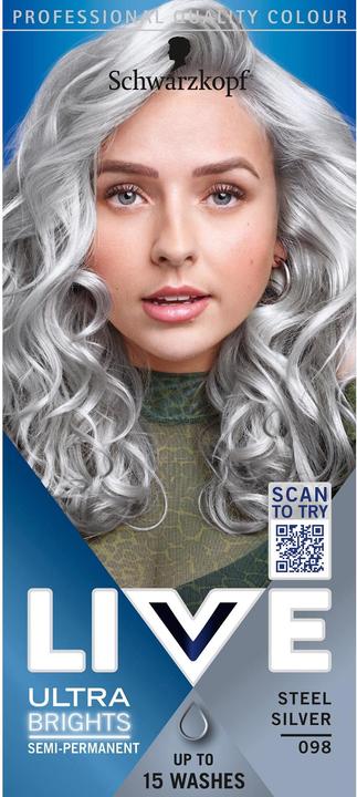Image du produit Schwarzkopf Live Ultra Brights (98 Acier Argent)