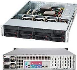 Produktbild Supermicro SC825 TQC-R802LPB - Rack-Montage - 2U
