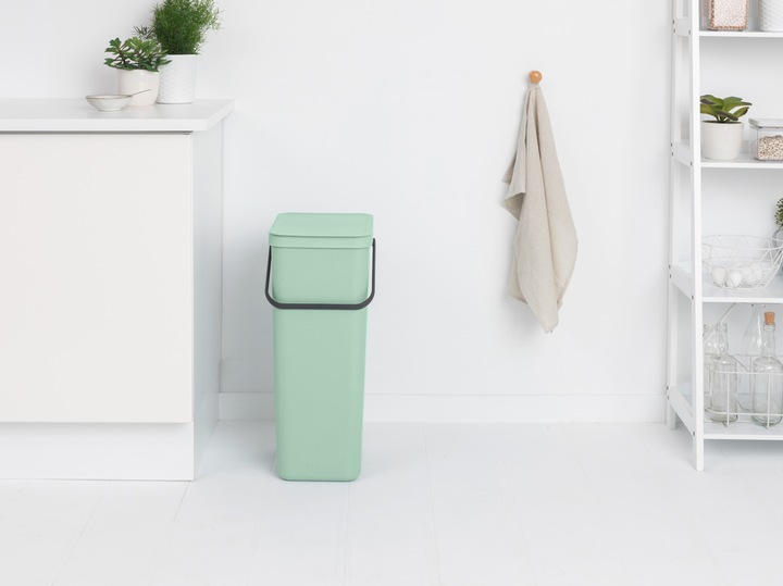 Productafbeelding Brabantia Sort & Go 40 l recyclebak, lichtgroen (40 l)