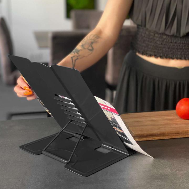 Image du produit Intirilife Support de lecture Support de livre réglable en hauteur pour l'école Bureau Bureau