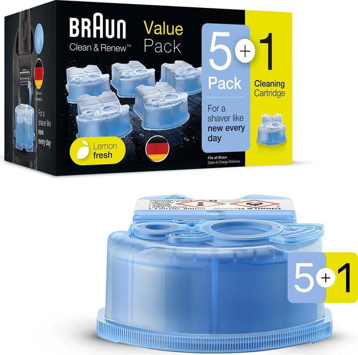 Image du produit Braun Jeu de cartouches de nettoyage 5+1 (1 x)