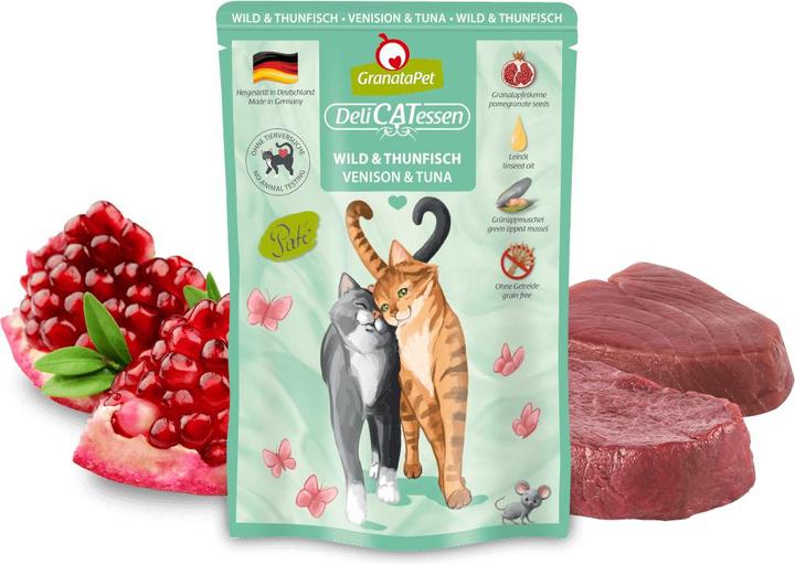 Produktbild Granatapet Delicatessen Pouch Wild & Thunfisch (Adult, 1 Stk., 85 g)