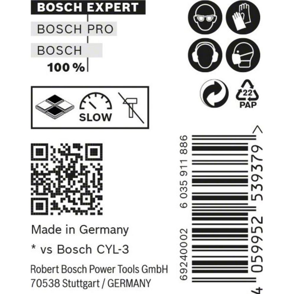 Thumbnail - Bosch Professional Zubehör, Bohrereinsatz, EXPERT CYL-9 MultiConstruction Bohrer 10 x 80 x 120 mm, 8-teilig (10 Millimet...