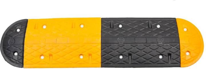 Image du produit vidaXL Bodenschwelle Gelb & 129 x 32,5 x 4 cm Gummi