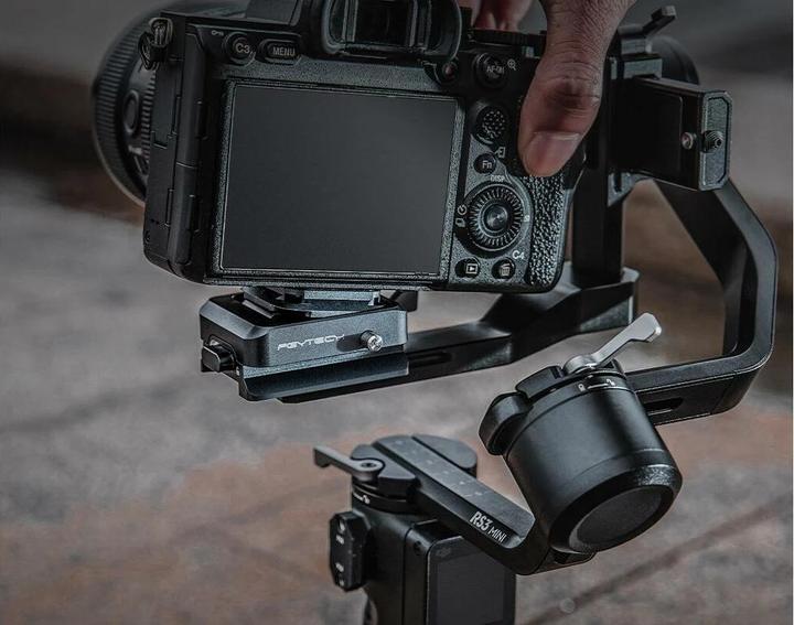 Immagine prodotto Pgytech Stabilizzatore Ronin Morsetto rapido a relè (Piastra a sgancio rapido per treppiede)