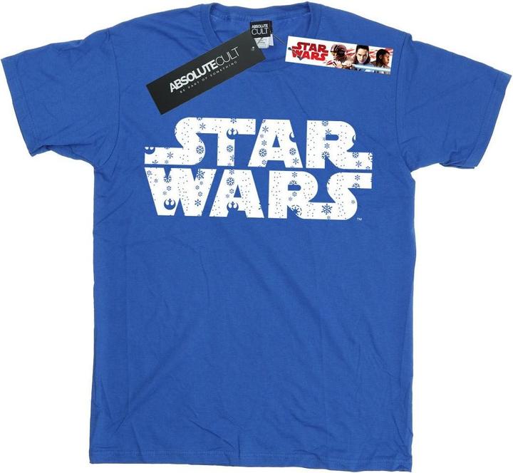 Immagine prodotto Star Wars Christmas Logo Maglietta Ragazzi (140, 146)