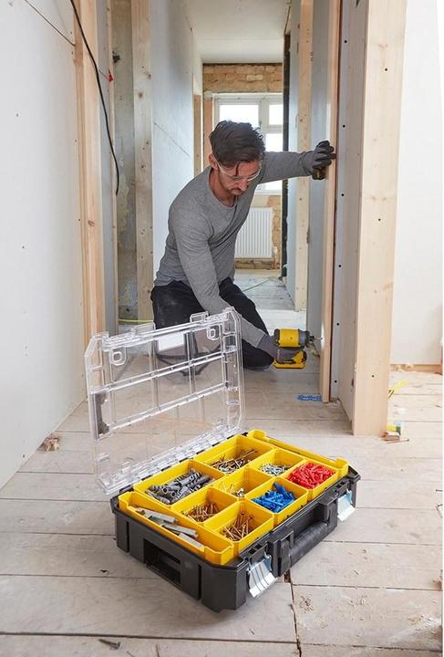 Actual product image Stanley Organizer TSTAK 10 compartments