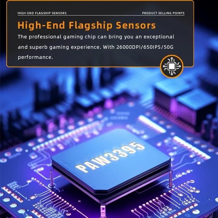 Actual product image Darmoshark Wireless Gaming Mouse M3s PRO (white) (Wireless)