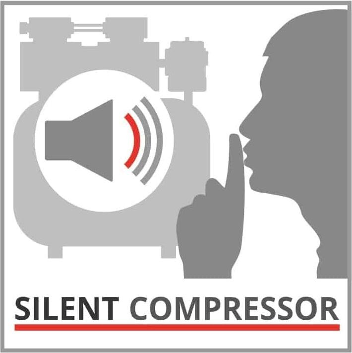 Actual product image Einhell TE-AC 6 Silent (8 bar, 6 l)