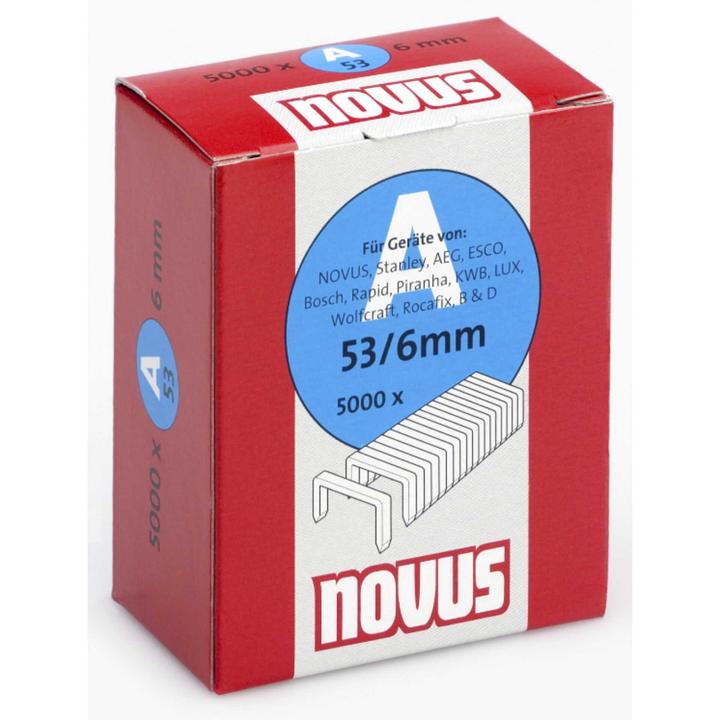 Actual product image Novus Fine wire staples - Type 53 50