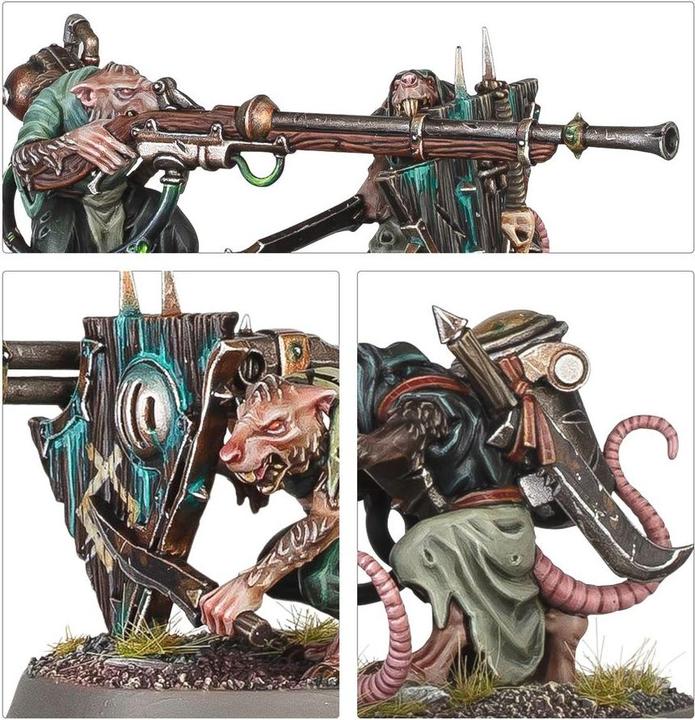 Immagine prodotto Games Workshop Warhammer AoS - Skaven Jezzails ŕ Malepierre (Materiale sintetico)