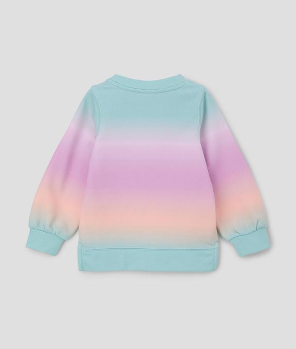 Image du produit s.Oliver Sweatshirt Sweatshirt im Farbverlauf mit Frontprint (92, 98)