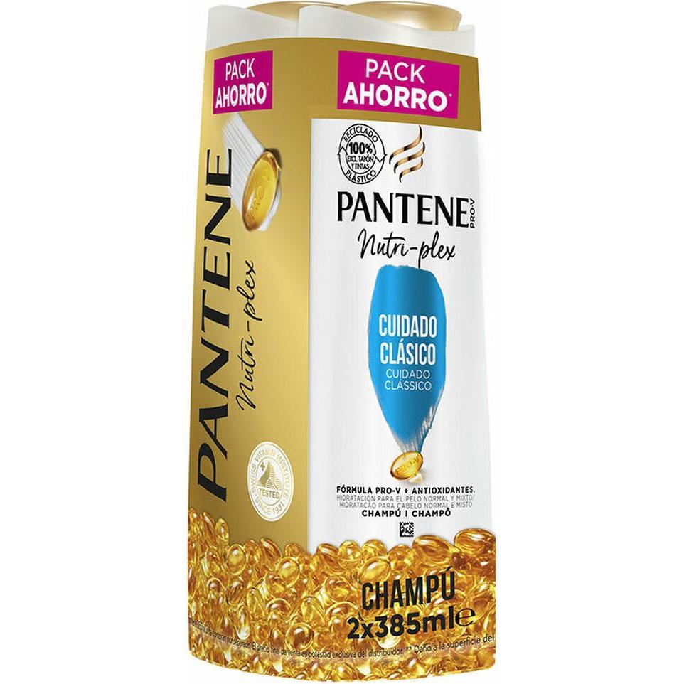 Pantene Lote Classic Care Shampoo 385ml - 2er-Pack (770 ml, Flüssiges Shampoo) (37615290)