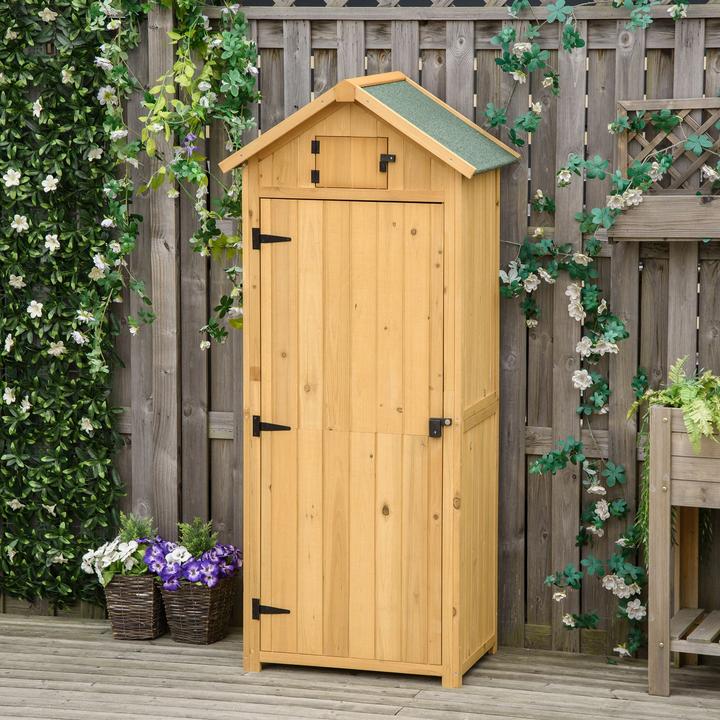 Produktbild Outsunny Gerätehaus mit Regalböden