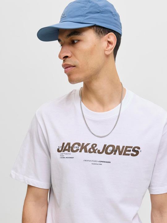 Actual product image Jack & Jones Gedruckt Rundhalsausschnitt T-shirt T-shirt (L)