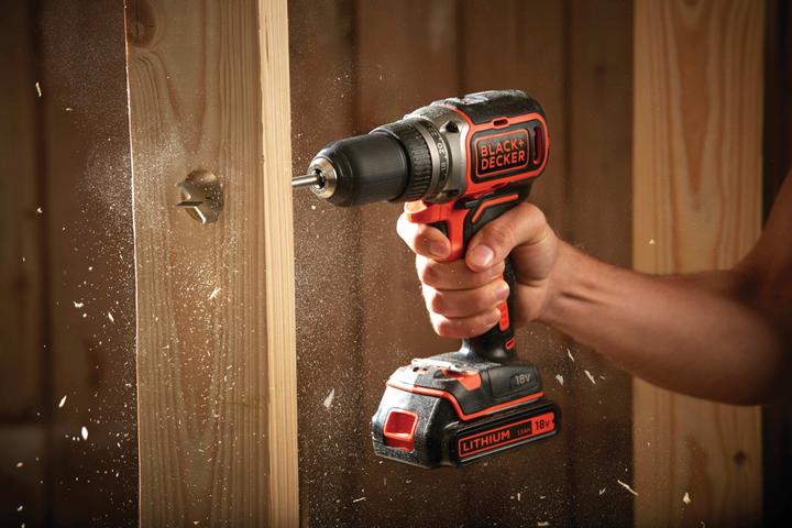 Actual product image Black & Decker Cordless drill driver BL186, 18.0V (Rechargeable battery operated)