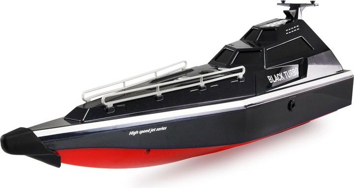 Actual product image Amewi Boat Black Turbo Military Boat