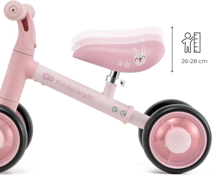 Produktbild KinderKraft mini balance bike CUTIE FLASH Pink
