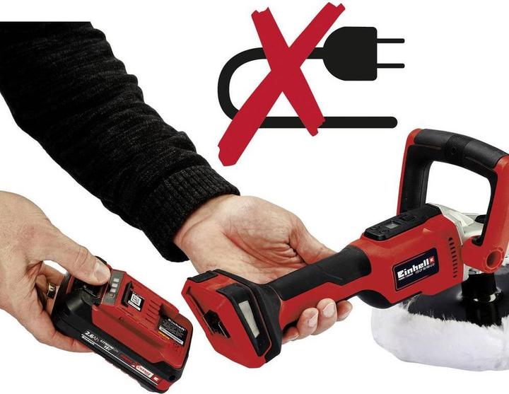 Actual product image Einhell CE-CP 18/180 Li E-Solo (Eccentric polisher, 0 W)