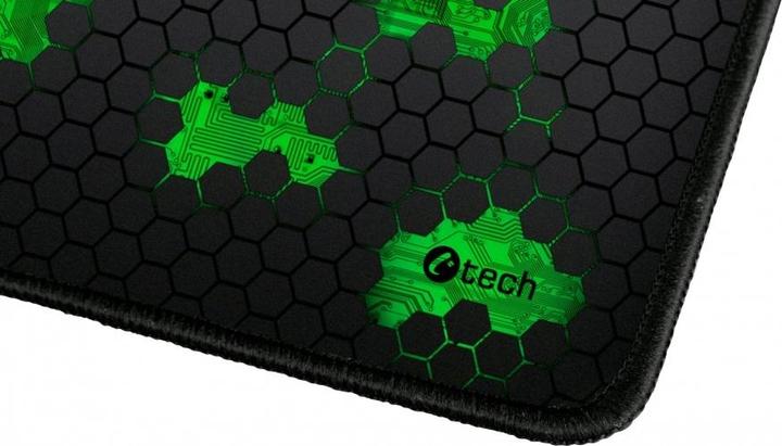 Actual product image C-Tech Anthea Cyber Gaming mouse pad Black, Green (M)