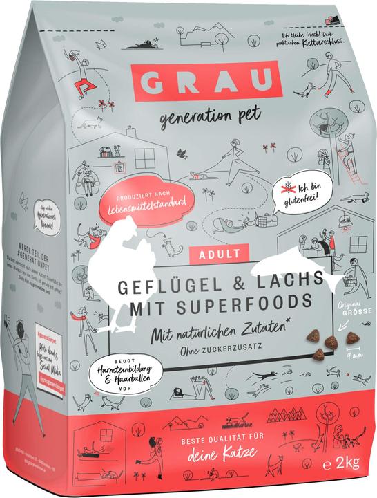 Actual product image Grau Dry cat food (Adult, 2000 g)